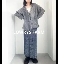 ローリーズファーム　シャイニーベロアタイトスカート　ブルー