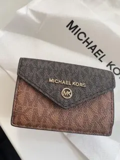 MICHAEL KORSトライフォールド フラップ ウォレット　MK
