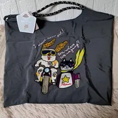 【新品未使用タグ付き】アニマルピクニック エコバッグ グレー