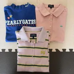 PEARLY GATES他 ポロシャツ 3点セット サイズ4 - メルカリ