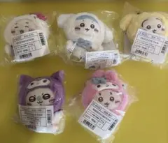 ちいかわ×サンリオキャラクターズ マスコットホルダー 5種