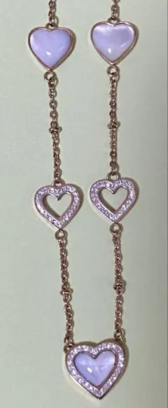 Folli Follie ハートモチーフロングネックレス　ゴールド