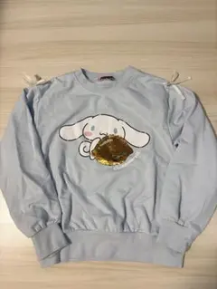 Cinnamoroll 水色トレーナー スパンコール付き　130 スウェット