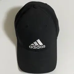 adidas(アディダス) ブラック 刺繍ロゴ ベースボールキャップ