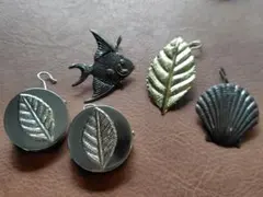 ieno textile イエノ　カーテンクリップ　５個セット