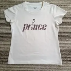 プリンス　テニスウェア　Tシャツ M アイボリー