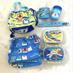 プラレール お弁当箱 コップ おしぼりケース セット まとめ売り