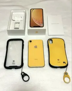 超美品iPhone XR 128GB SIMフリー本体とカバーケース　箱付き