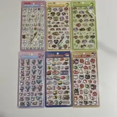 ボンボンドロップシール 6枚セット 正規品 和柄