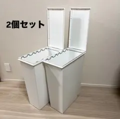 【未使用品】 ゴミ箱 白 ホワイト 2個 45L イーラボ スマートペール 本体