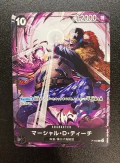 ONE PIECE カード マーシャル・D・ティーチ 交流会プロモ 10ティーチ
