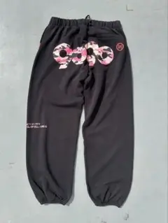 Logo Light Sweat Pants ピンク　迷彩 9090
