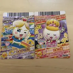 たまごっち アドレスカードセット　たまひこ王子　たまこ姫　ラッキー