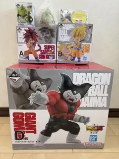 一番くじドラゴンボールDAIMA第2弾A.B.D賞セット+F賞魔人ドゥーマグ