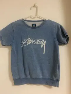 Stussy ライトブルー ロゴTシャツ