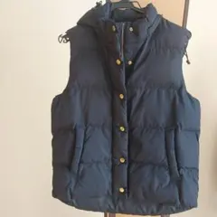 studio CLIP ネイビー ダウンベスト