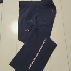 OAKLEY ゴルフパンツ センタープレス ロゴ刺繍 ストレッチ ポケット