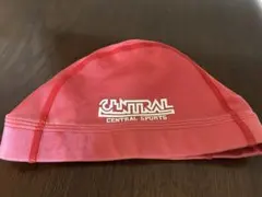 CENTRAL SPORTS 水泳帽 赤