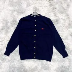 サンタバーバラ 38 カーディガン 紺 金ボタン 通勤 卒業式 入学式 ウール混