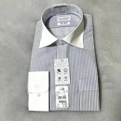 【新品】LESMUES AOKI　ワイドカラー　ノンアイロンコットンシャツ　L