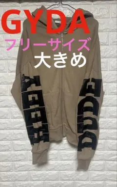 GYDA ベージュ フルジップパーカーのサムネイル