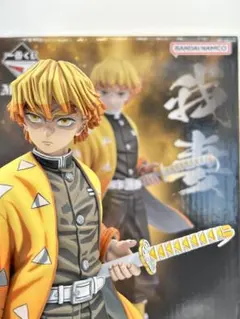 鬼滅の刃　我妻善逸 二次元彩色 リペイント　フィギュア 一番くじ　雷の兄弟　A