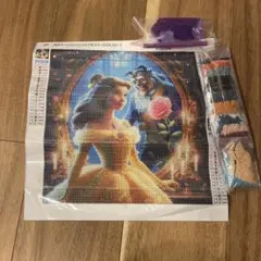 ビーストとベル　ダイヤモンドアートキット 30x30cm