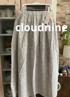 cloudnine クラウドナイン　綿ローン花柄プリント フレアスカートのサムネイル