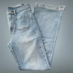 GAP ブーツカットデニム 28 ライトブルー　ストレッチ　平成ギャル　y2k