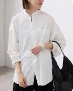 美品　SLOBE IENA Le Denim REMAKE OVER SHIRT