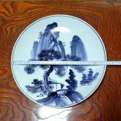 天然石 彫刻 松鶴延年 飾り皿 置物 青花松鶴延年の皿です 工芸品 美術品 置物 - メルカリ