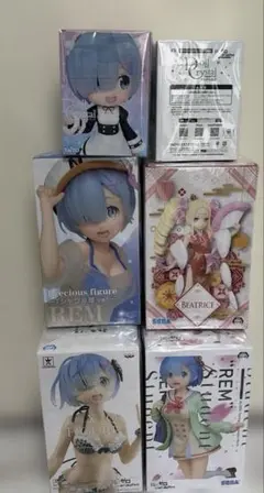 Re:ゼロから始める異世界生活 フィギュア 6点セット