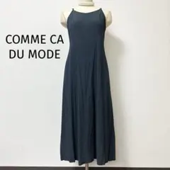 COMME CA DU MODE コムサデモード　ブラック キャミワンピースのサムネイル