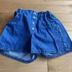 GU デニムハーフパンツ 150