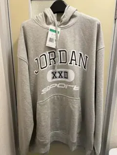 JORDAN Dri-Fit グレー パーカー XL