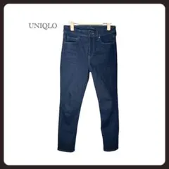 a1560 ユニクロ　スキニーデニム　ストレッチ　濃いめインディゴ　M