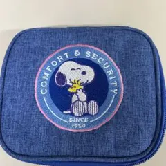 PEANUTS スヌーピー ミラー付きバニティポーチ