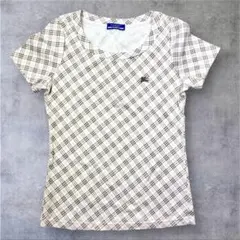 バーバリーブルーレーベル ノバチェック 半袖 カットソー 38