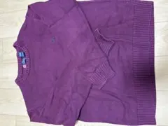 CHAPS パープル クルーネックニットのサムネイル