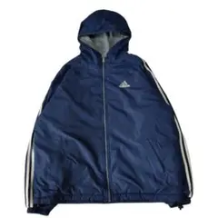 【C】万国旗タグ・90s adidas リバーシブルナイロンジャケット