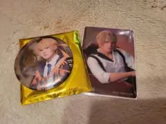 ミュージカル刀剣乱舞　静かなる夜半の寝ざめ　山姥切国広　缶バッジ　クリアカード