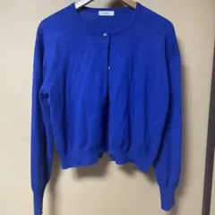 青ロイヤルブルーカーディガン★アースミュージックアンドエコロジー