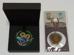 非売品）阪神甲子園球場90周年記念メダルと甲子園100周年記念土キーホルダー