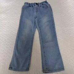 デビロック　110cm ライトブルー ストレートパンツ