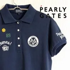 PEARLYGATES ミニワッフル サーマル水彩ヤシ柄 半袖ポロサイズ0 PEARLYGATES ミニワッフル サーマル水彩ヤシ柄 半袖ポロサイズ0 - メルカリ