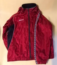 アシックス　ナイロンジャケット　レインウェアとしても　160