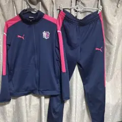 セレッソ大阪 移動着ジャージ黒上下set - メルカリ