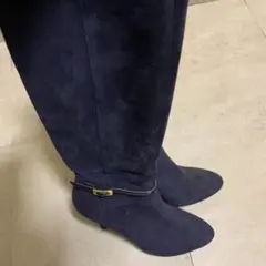 Odette e Odile ネイビー♡スエードロングブーツ