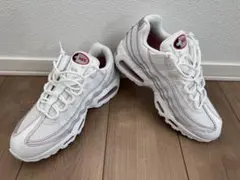 極美品 Nike Air Max 95 ホワイト/レッド Big Bubble