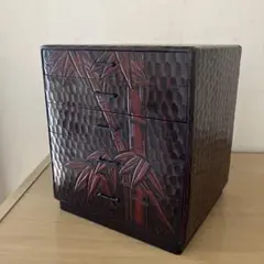 鎌倉彫　棚 鎌倉彫 引き出し棚 牡丹 - メルカリ